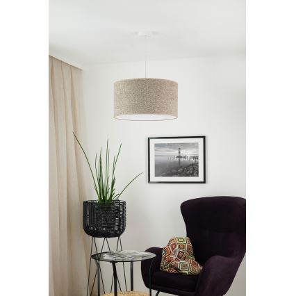 Brilagi - Suspension filaire BOUCLE ROLLER 1xE27/15W/230V d. 50 cm marron