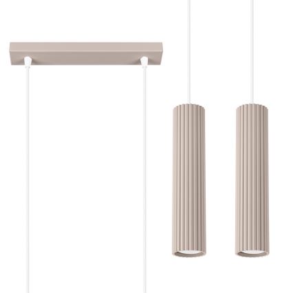 Brilagi - Suspension filaire CRESTO 2xGU10/10W/230V taupe