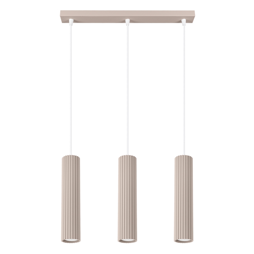 Brilagi - Suspension filaire CRESTO 3xGU10/10W/230V taupe