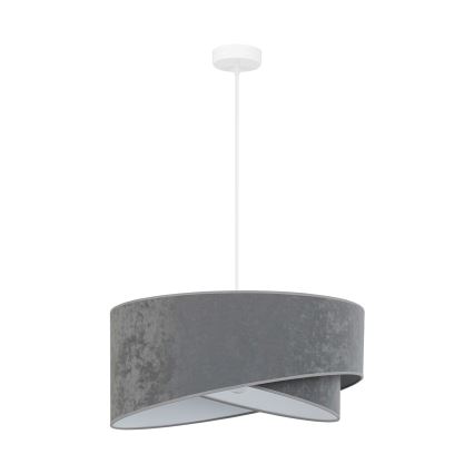 Brilagi - Suspension filaire LED LYRA 1xE27/15W/230V gris/blanc