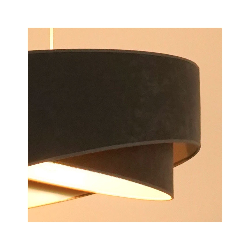 Brilagi - Suspension filaire LED LYRA 1xE27/15W/230V gris/blanc