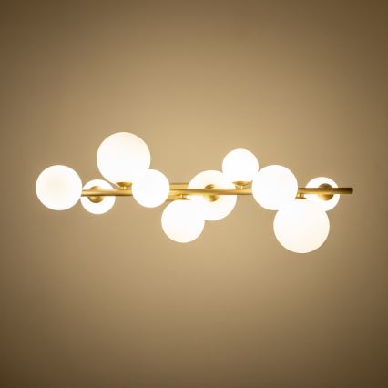 Brilagi - Suspension filaire LED MILLA 10xG9/3W/230V doré/blanc