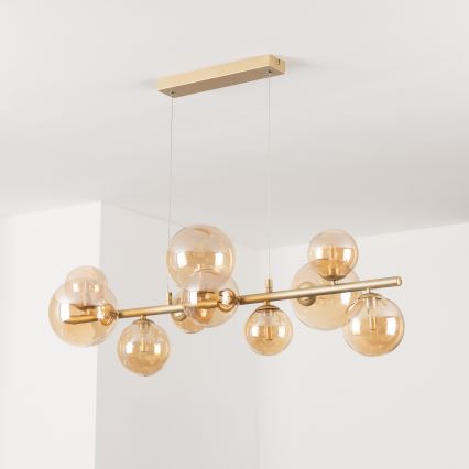 Brilagi - Suspension filaire LED MILLA 10xG9/3W/230V doré