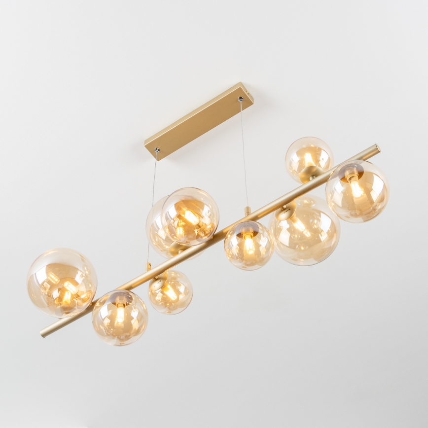 Brilagi - Suspension filaire LED MILLA 10xG9/3W/230V doré