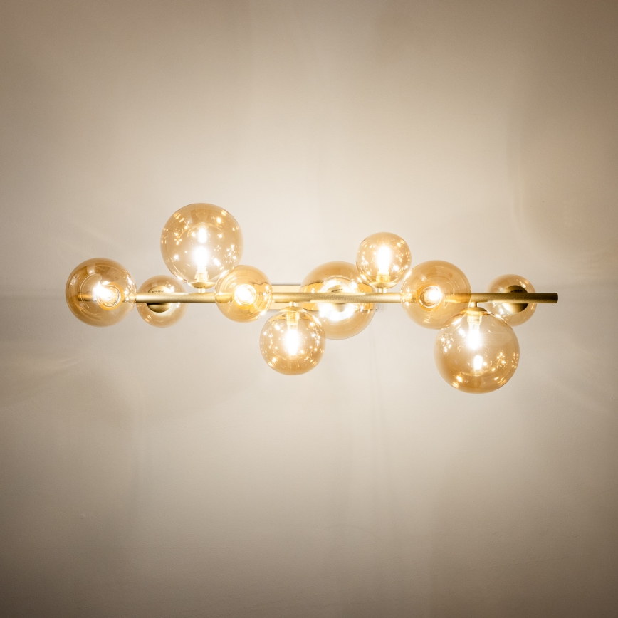 Brilagi - Suspension filaire LED MILLA 10xG9/3W/230V doré