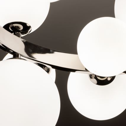 Brilagi - Suspension filaire LED MILLA 15xG9/3W/230V chrome brillant/blanc