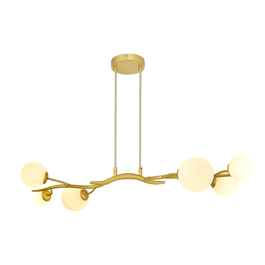 Brilagi - Suspension filaire LED MISTEL 6xG9/3W/230V doré/blanc
