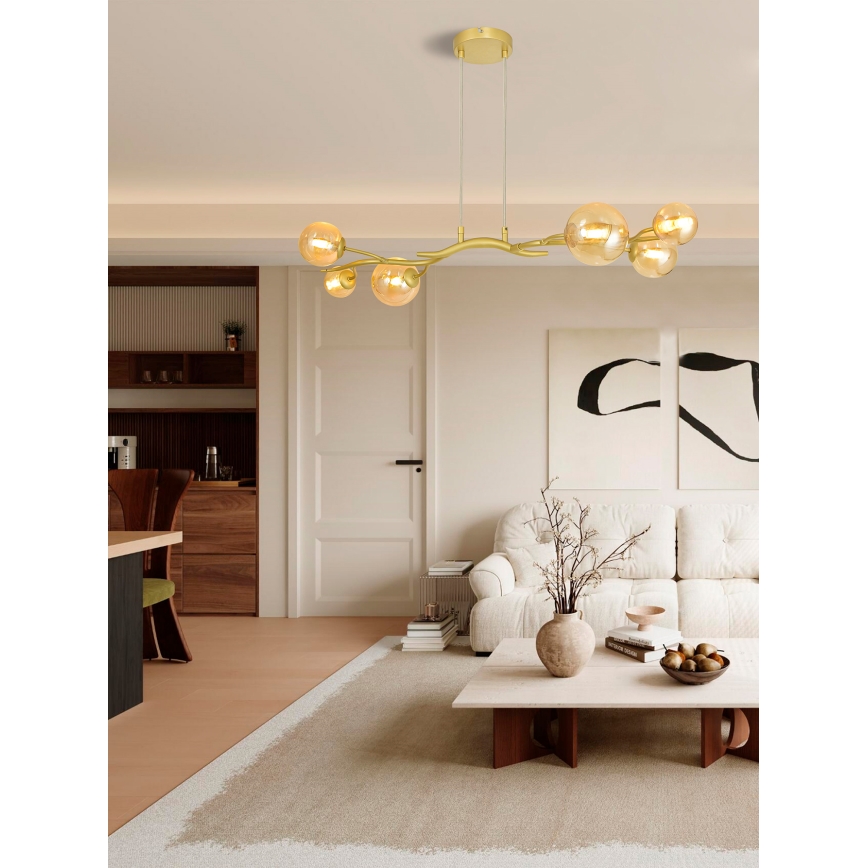 Brilagi - Suspension filaire LED MISTEL 6xG9/3W/230V doré