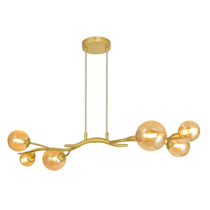 Brilagi - Suspension filaire LED MISTEL 6xG9/3W/230V doré