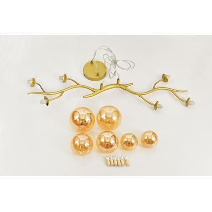 Brilagi - Suspension filaire LED MISTEL 6xG9/3W/230V doré