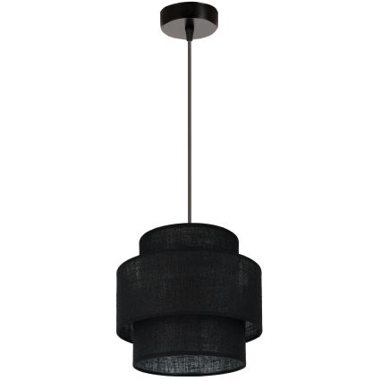 Brilagi - Suspension filaire SPACE YUTE 1xE27/15W/230V d. 25 cm noir