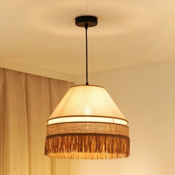 Brilagi - Suspension filaire WINNETOU AVIGNION 1xE27/15W/230V d. 35 cm marron/crème
