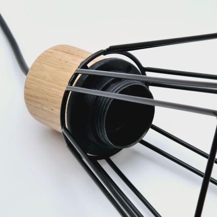 Brilagi - Suspension filaire WOODY BASKET 1xE27/60W/230V chêne