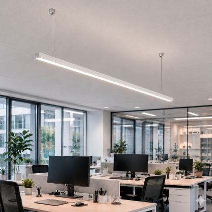 Brilagi - Suspension LED FULLDAY LED/30/40/50W/230V 2700/4000/6000K 150 cm blanche
