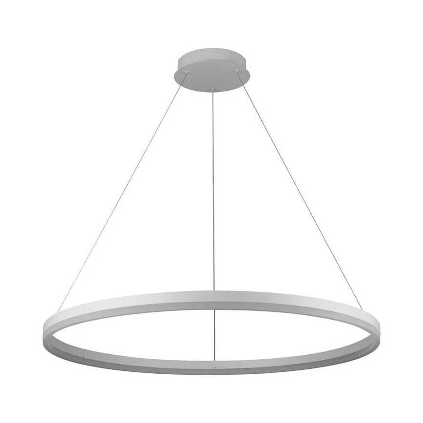 Brilagi - Lustre suspendu dimmable sur câble CIRCLE LED 55W 230V 3000–6500K Ø 80 cm, blanc, avec télécommande