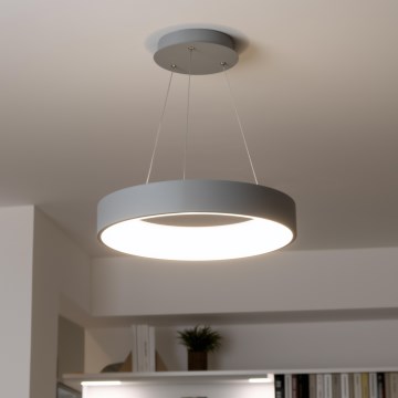 Brilagi - Suspension LED dimmable FALCON LED/40 W/230 V 3000–6500 K Ø 45 cm gris + télécommande