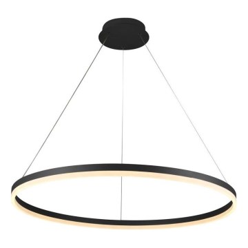 Brilagi - Suspension LED dimmable sur câble CIRCLE LED/55W/230V 3000-6500K Ø 80 cm noir + télécommande