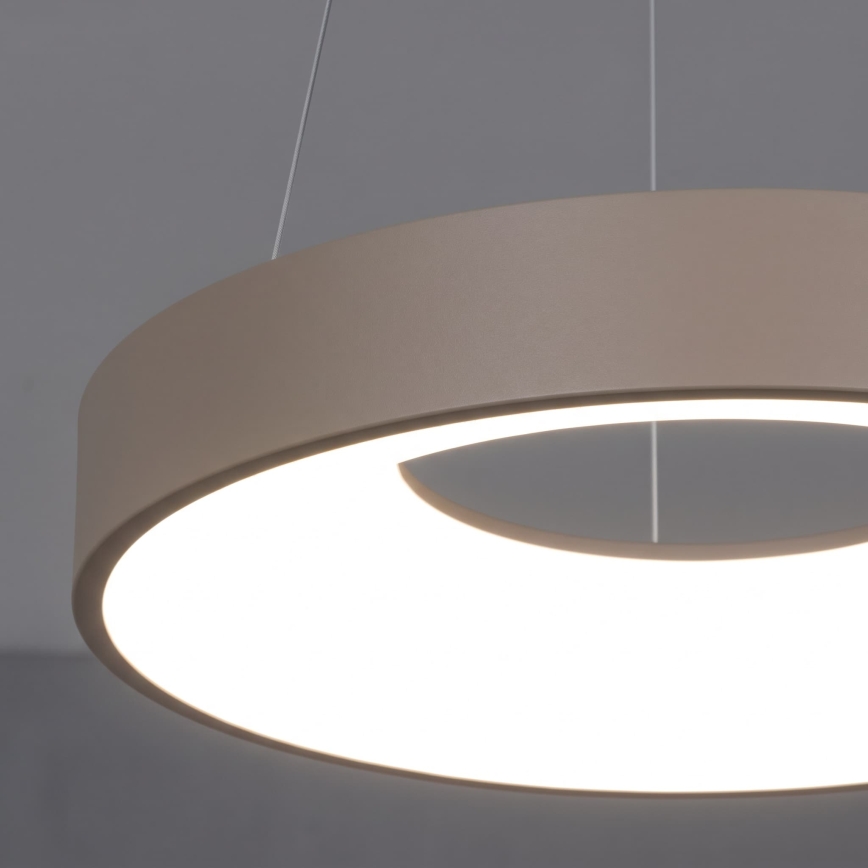 BRILAGI - suspension LED dimmable sur câble FALCON II LED/67W/230V 3000-6500K Ø 40 cm beige + télécommande