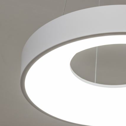 Brilagi - Suspension LED dimmable sur câble FALCON II LED/67W/230V 3000-6500K Ø 40 cm blanche + télécommande