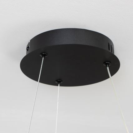Brilagi - Suspension LED dimmable sur câble FALCON II LED/67W/230V 3000-6500K Ø 40 cm noir + télécommande