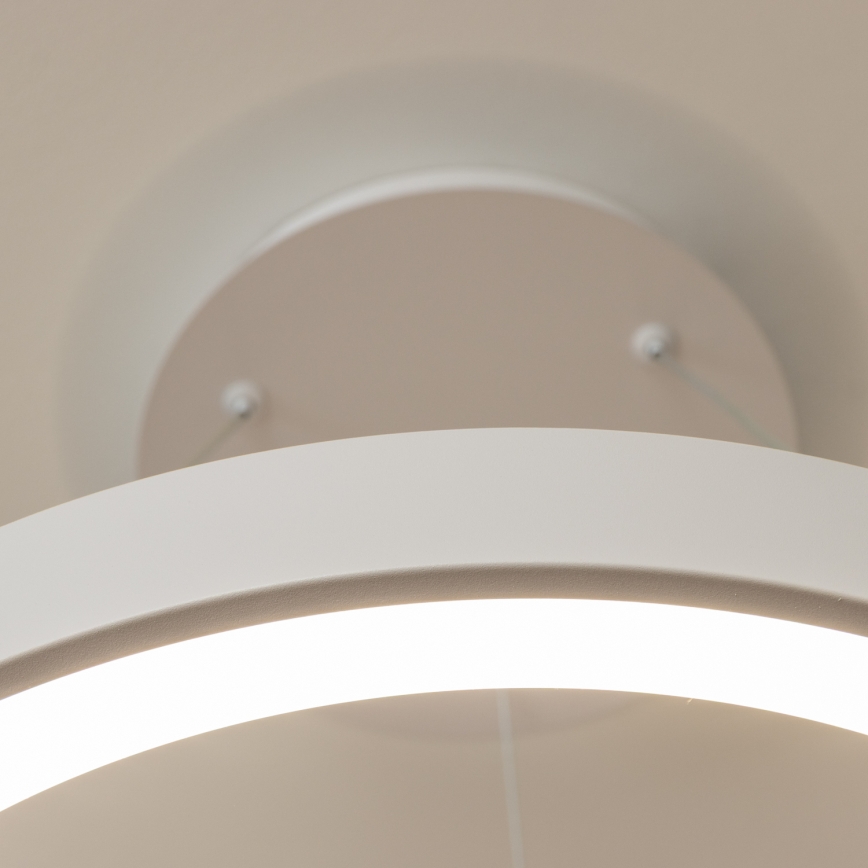 Brilagi - Suspension LED dimmable sur câble FALCON II LED/99W/230V 3000-6500K Ø 60 cm blanc + télécommande