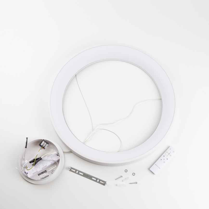 Brilagi - Suspension LED dimmable sur câble FALCON II LED/99W/230V 3000-6500K Ø 60 cm blanc + télécommande