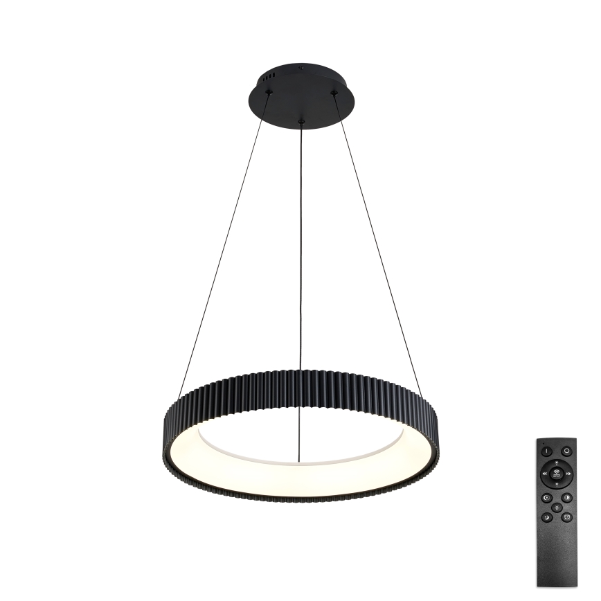 Brilagi - Lustre LED dimmable suspendu sur câble FALCON MODERN LED/30W/230V 3000–6500K Ø 40 cm noir + télécommande