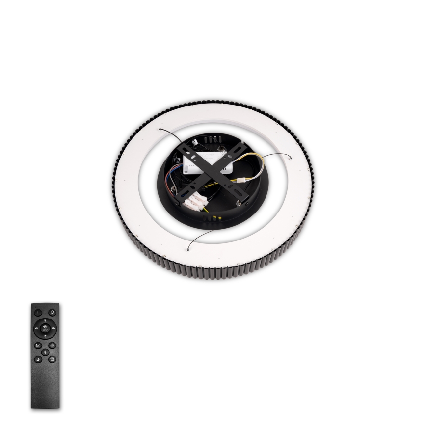 Brilagi - Lustre LED dimmable suspendu sur câble FALCON MODERN LED/30W/230V 3000–6500K Ø 40 cm noir + télécommande