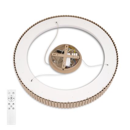 Brilagi - Suspension LED dimmable sur câble FALCON MODERN LED/54W/230V 3000-6500K Ø 60 cm beige + télécommande