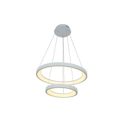 Brilagi - Suspension LED dimmable sur câble FALCON SLIM LED/68W/230V 3000-6500K Ø 50 cm blanc + télécommande incluse