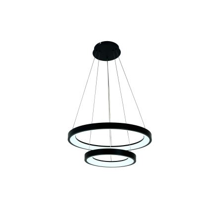 Brilagi - Suspension LED dimmable sur câble FALCON SLIM LED/68 W/230 V 3000–6500 K Ø 50 cm noire + télécommande