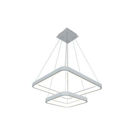 Brilagi - Suspension LED dimmable sur câble FALCON SLIM LED/78W/230V 3000-6500K 50x50 cm blanche + télécommande