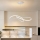 Brilagi - suspension LED dimmable sur câble INFINITY LED/80W/230V 3000-6000K 80x80 cm blanche + télécommande