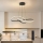 Brilagi - Suspension LED dimmable sur câble INFINITY LED/80W/230V 3000-6000K 80x80 cm noir + télécommande