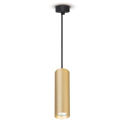 Brilagi - Suspension LED RGBW dimmable sur câble SELE 1xGU10/6W/230V 3000K noir/doré + télécommande