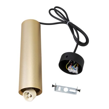 Brilagi - Suspension LED RGBW dimmable sur câble SELE 1xGU10/6W/230V 3000K noir/doré + télécommande