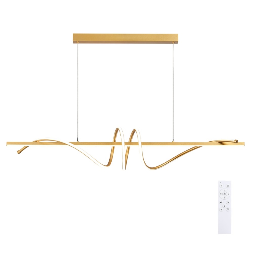 BRILAGI - Suspension LED dimmable sur câble SIGNATURE LED/50W/230V 3000-6000K 120 cm dorée + télécommande