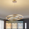 Brilagi - Suspension LED dimmable sur câble TWISTER LED/75W/230V 3000-6000K Ø 70 cm dorée + télécommande