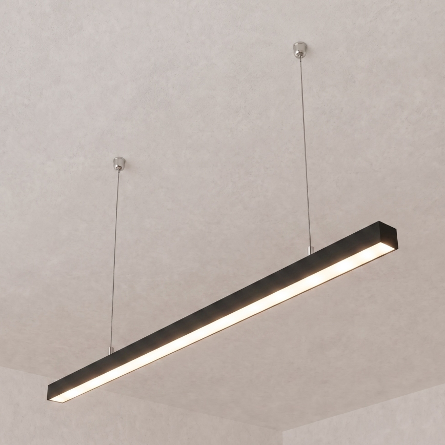 Brilagi - Suspension LED FULLDAY 30/40/50W/230V 2700/4000/6000K 150 cm noir