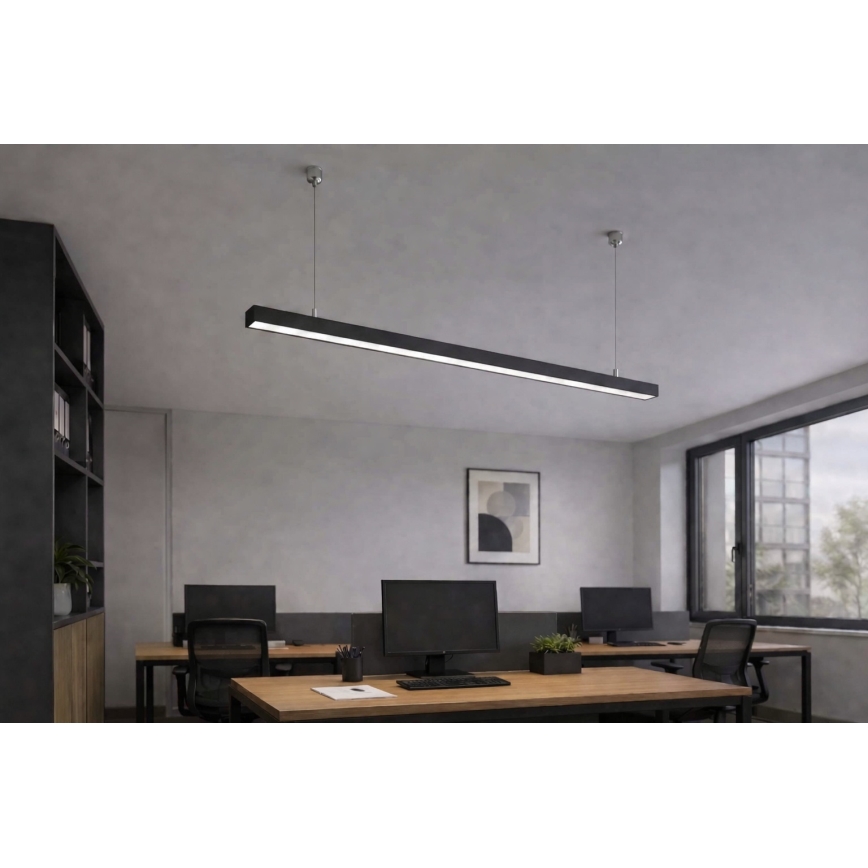 Brilagi - Suspension LED FULLDAY 30/40/50W/230V 2700/4000/6000K 150 cm noir