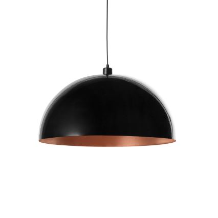 Brilagi - Suspension LED METALO sur câble 1xE27/40W/230V Ø 60 cm noir/cuivre