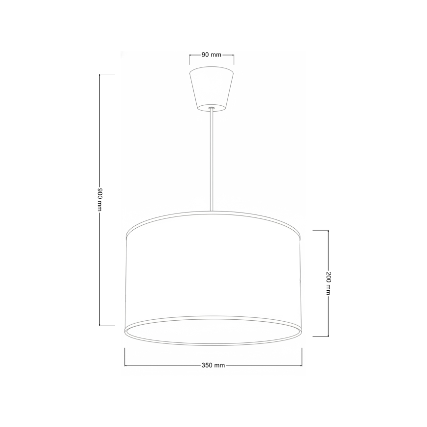 Brilagi - Suspension LED pour chambre d'enfant BOBO 1xE27/60W/230V Ø 35 cm blanche à motifs animaux