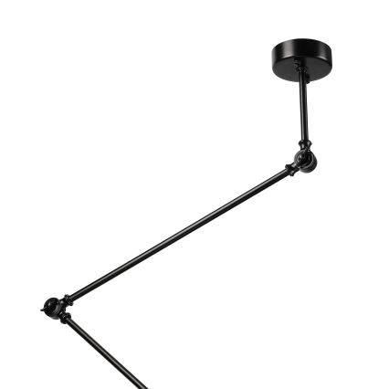 BRILAGI - Suspension LED réglable sur tige IRONBEAM 1xE27/60W/230V noir