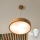 Brilagi - Suspension LED RGBW dimmable sur câble CARVALHO 3xE27/15W/230V 2700-6500K Wi-Fi chêne Ø 47,5 cm