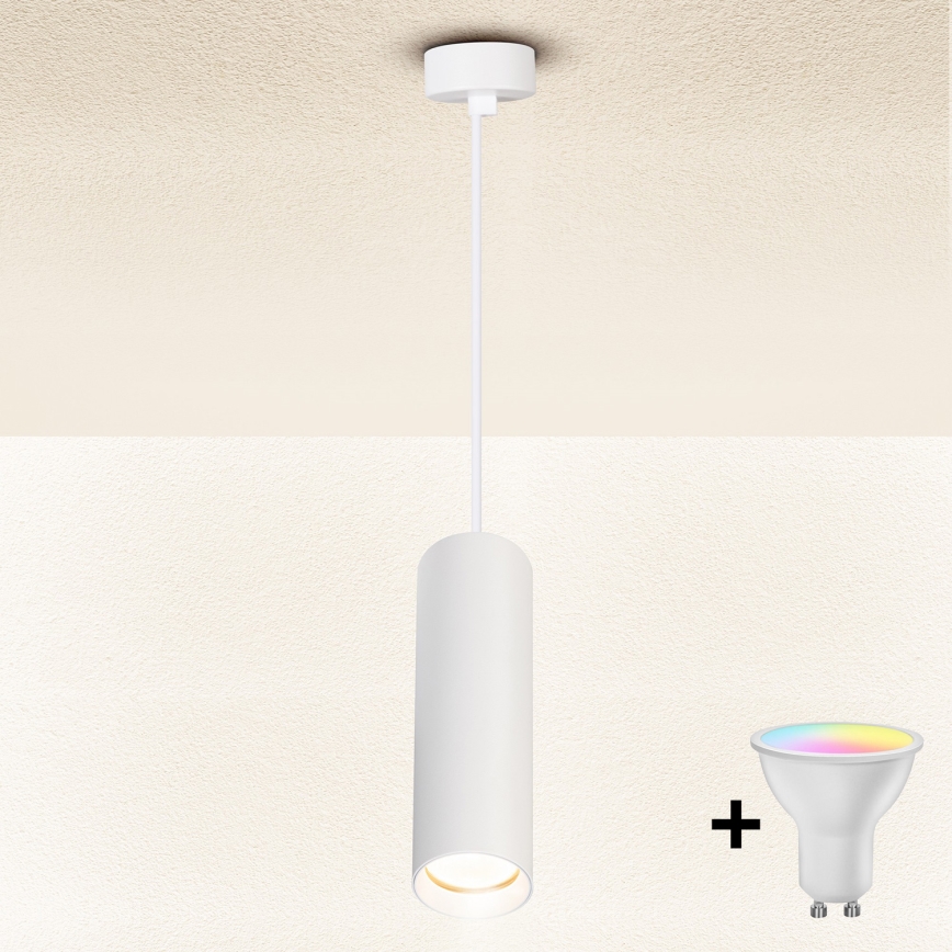 Brilagi - Suspension LED RGBW dimmable sur câble SELE 1xGU10/6,5W/230V 2700-6500K blanc