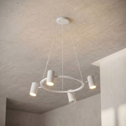 Brilagi - Suspension LED RGBW dimmable sur câble SELE 4xGU10/6,5W/230V 2700-6500K blanche