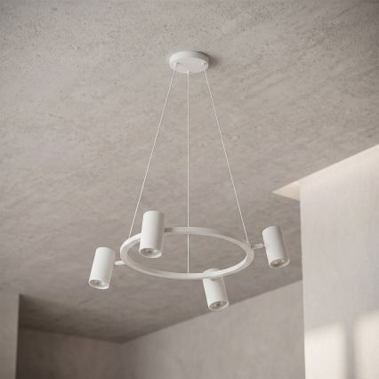 Brilagi - Suspension LED RGBW dimmable sur câble SELE 4xGU10/6,5W/230V 2700-6500K blanche