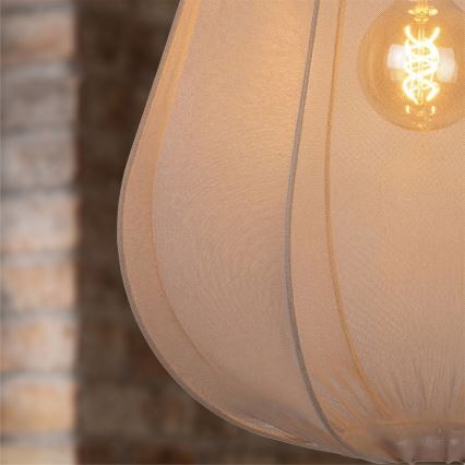 Brilagi - Suspension LED sur câble ARVEN 1xE27/8W/230V Ø 37 cm beige
