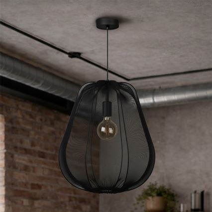 Brilagi - Suspension LED sur câble ARVEN 1xE27/8W/230V Ø 37 cm noir