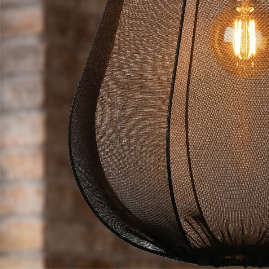 Brilagi - Suspension LED sur câble ARVEN 1xE27/8W/230V Ø 37 cm noir